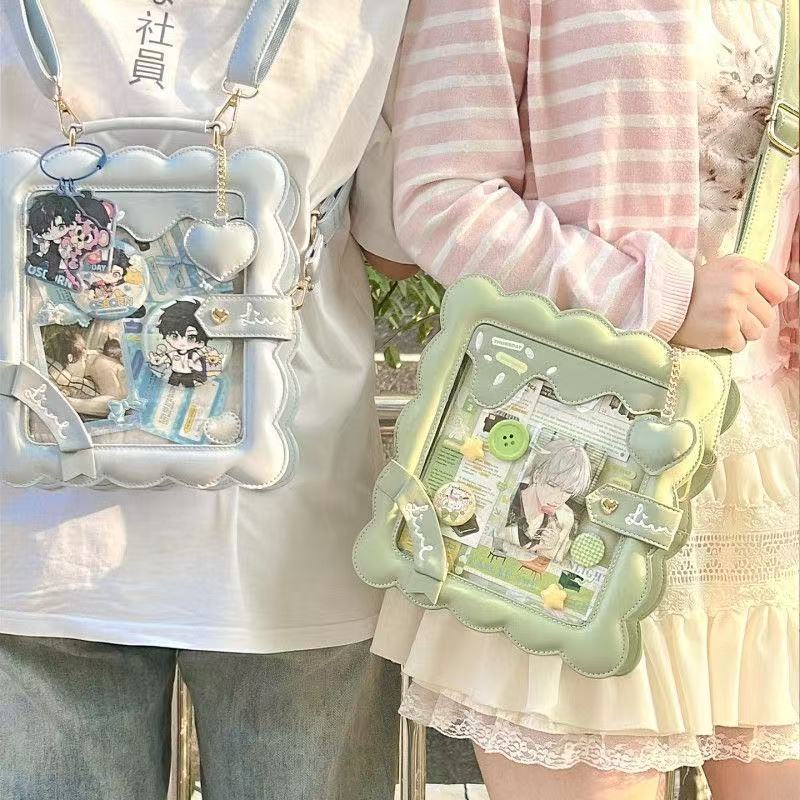 Luxury Bags Cute - ファッション透明かわいいキュートなバックパック高級 Y2k 女性甘いデザインクロスボディバッグトレンディなオールマッチプレッピーショルダー Ita バッグ