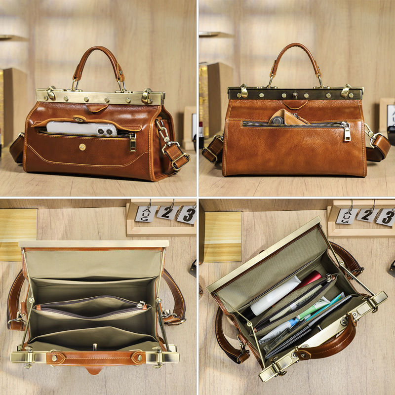 フルグレインラム牛革レディースハンドバッグ、多機能コンパート - Luxury Bags Leather のレビューと価格