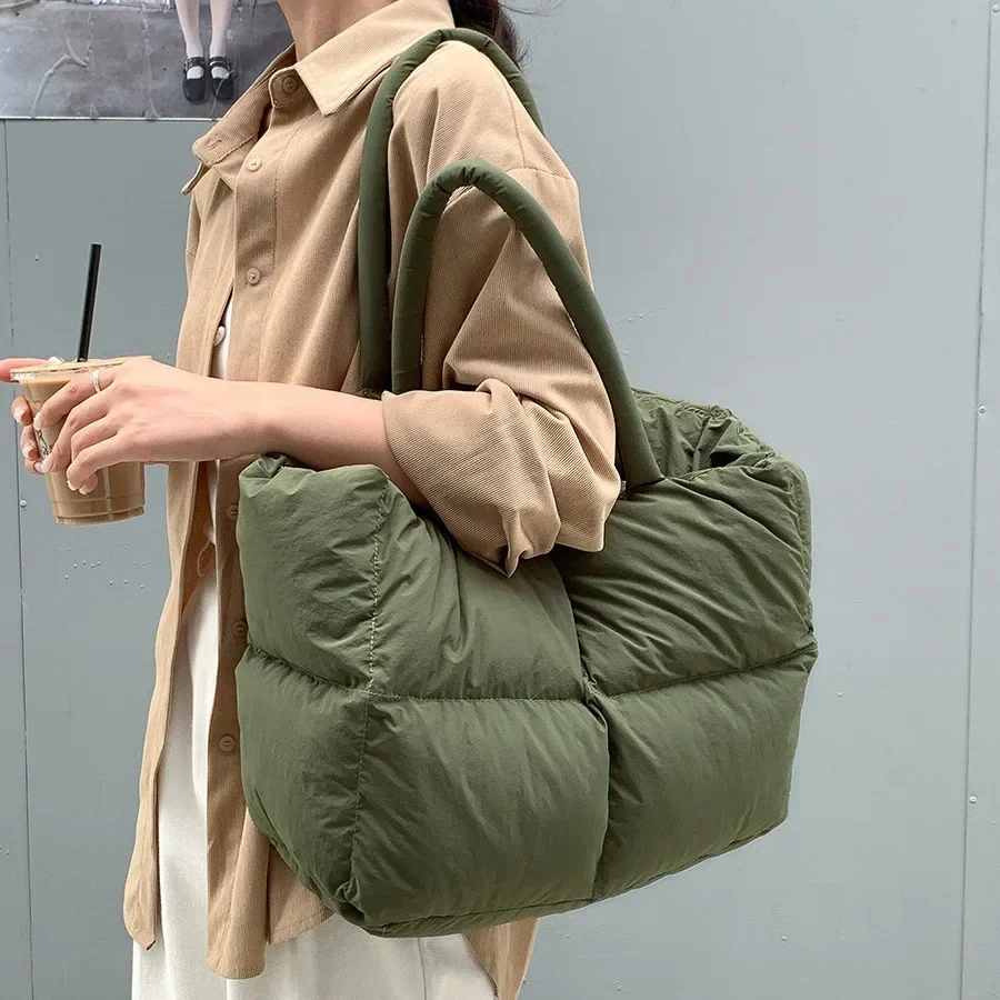 女性用キルティングコットンバッグ,パッド入り,大きなキルティ - Luxury Bags Tote のレビューと価格