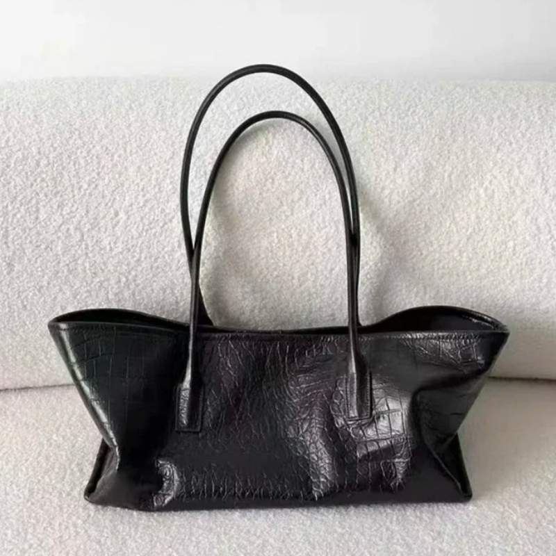 豪華なレトロPUソフトレザークロコダイルエンボス加工ハンドバ - Luxury Bags Tote のレビューと価格