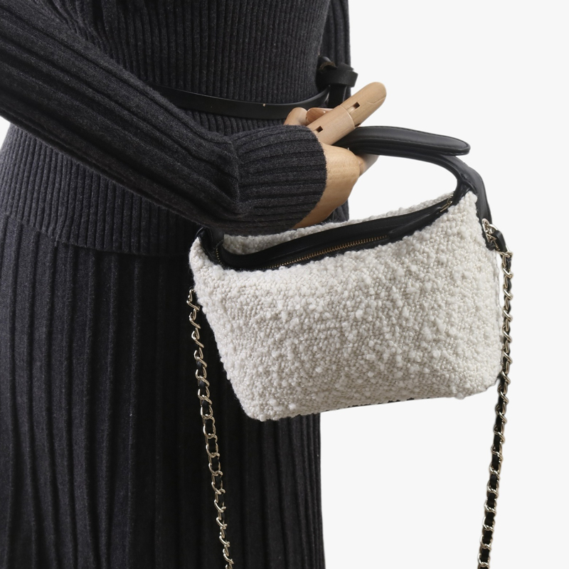 レザークラシックミニホーボスバッグ女性のための高級デザイナー - Luxury Bags Leather のレビューと価格