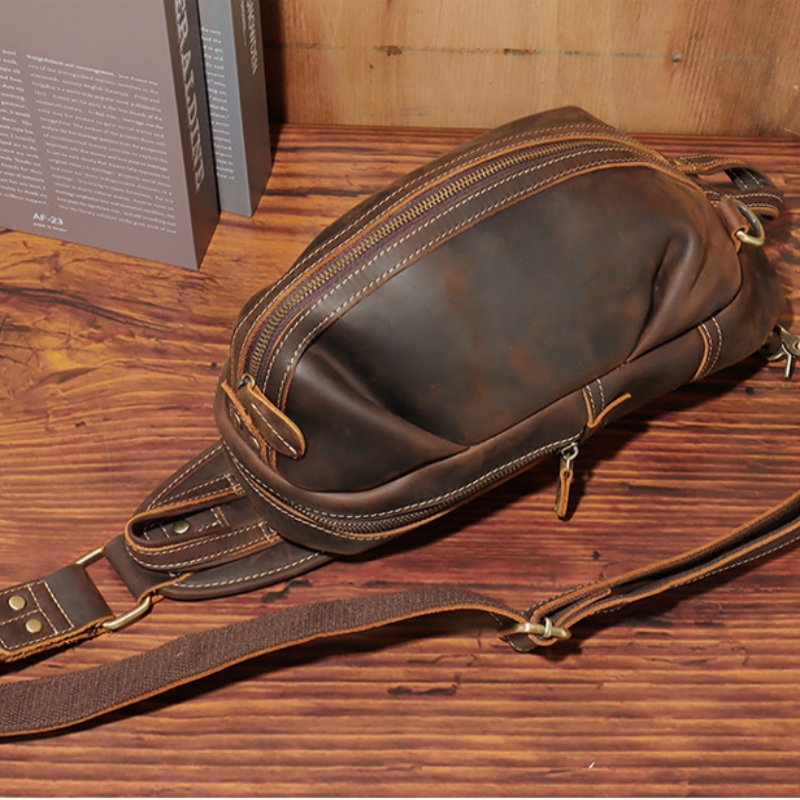 男性用本革ショルダーバッグ,多機能ショルダーバッグ,アウトド - Luxury Bags Leather のレビューと価格
